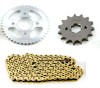 KTM 125 Duke ABS Gold 520H - 112L Heavy Duty Chain and Sprocket Kit 2014 to 2019