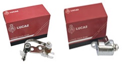Lucas Condensers & Contact Sets