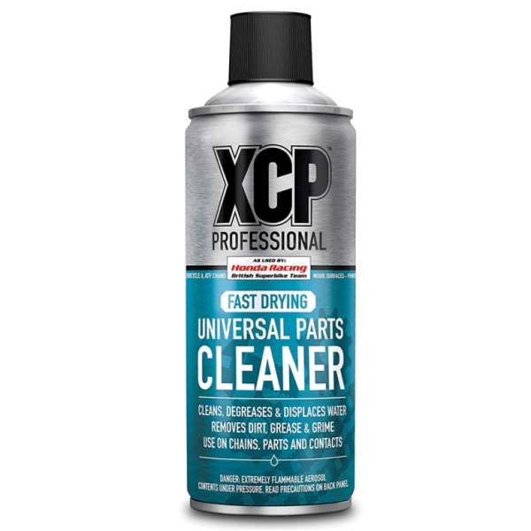 XCP Complete Motorcycle Chain Care Kit - Cleaner 400ml - Lubricant 400ml - Brush