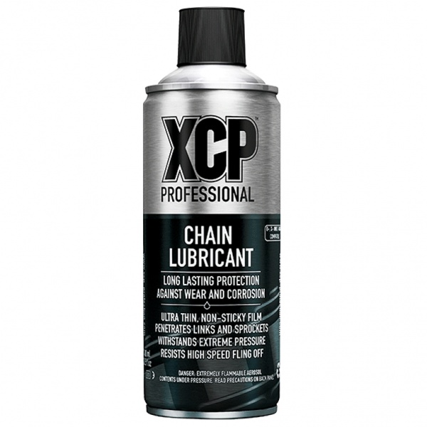 XCP Complete Motorcycle Chain Care Kit - Cleaner 400ml - Lubricant 400ml - Brush