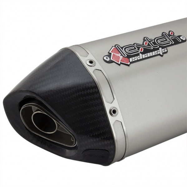 Lextek SP1 Road Legal Stainless Steel Hexagonal Motorcycle Exhaust Silencer 51mm