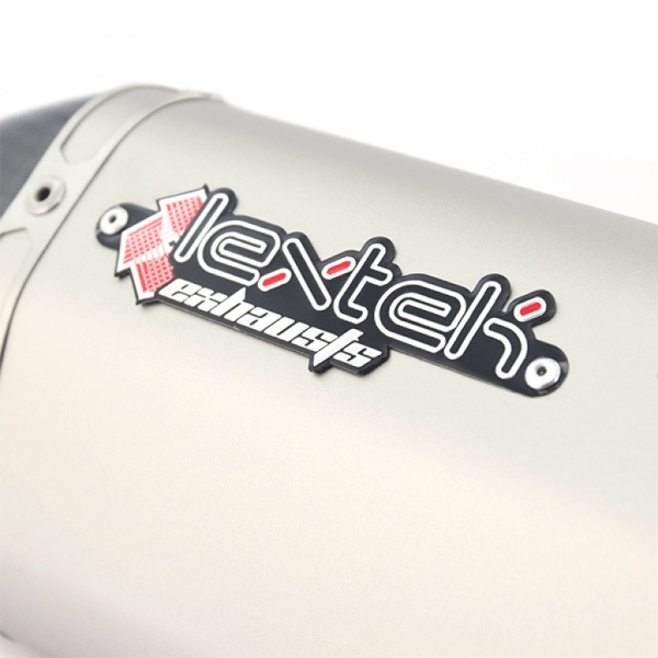 Lextek SP1 Road Legal Stainless Steel Hexagonal Motorcycle Exhaust Silencer 51mm