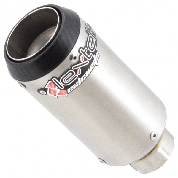 Lextek CP1 Stubby GP Style Stainless Steel 150S Motorcycle Exhaust Silencer 51mm