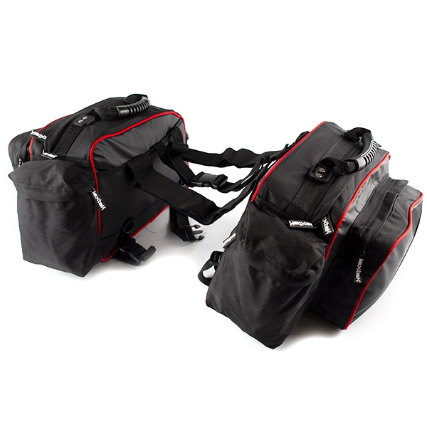 Universal Motorcycle Pair Waterproof Throw Over Lextek Luggage Panniers 50L