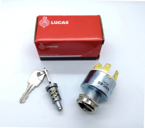 Lucas Ignition Lighting Switch Keys & Barrel Triumph T140 Bonneville LU35351