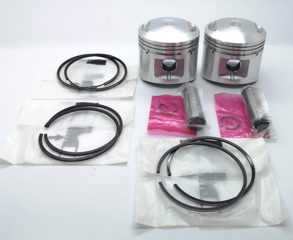 Hepolite STD Piston Kit 7.5-1 Triumph T100 5TA 500cc 1957 to 1966 OEM: 70-6907