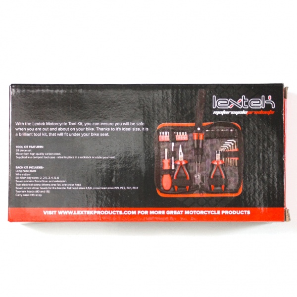Lextek Motorcycle Underseat Essential Emergency Tool Kit - Dont Ride Without One