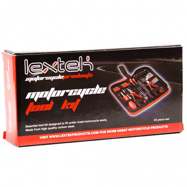 Lextek Motorcycle Underseat Essential Emergency Tool Kit - Dont Ride Without One