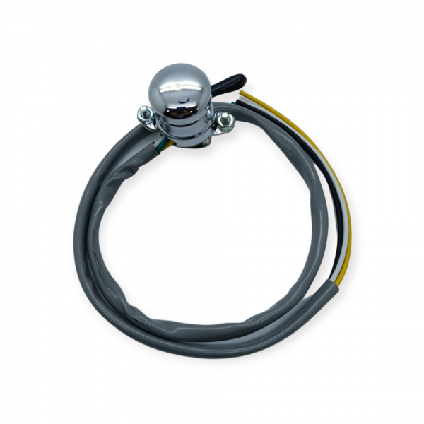 BSA NORTON TRIUMPH Lucas Chrome Horn Dip Switch 7/8'' Bars Grey Cover LU31563