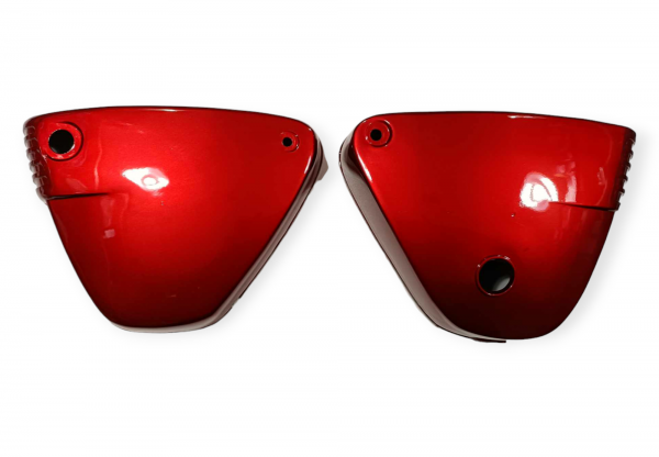 Suzuki A80 A100 AS100 Pair Of Motorcycle Side Panel Covers Brand New In Red