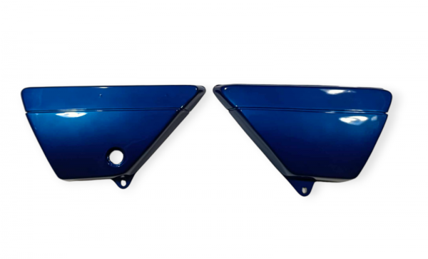 Suzuki GP125 GP100 Pair Side Panels Covers In Blue 47111-39110 47211-39110
