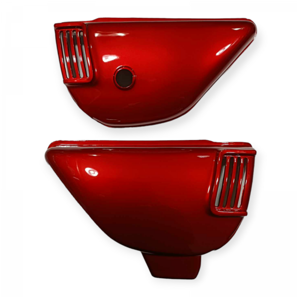 Suzuki GT185 GT125 GT100 Pair Side Panels Covers In Red 47111-36001 47211-36001