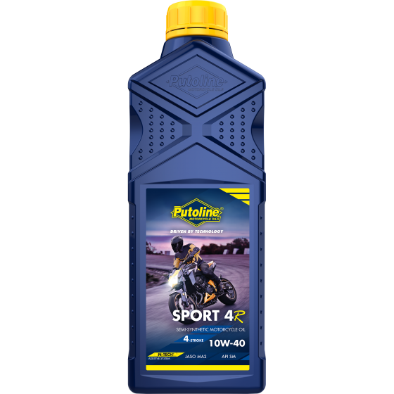 PUTOLINE 1 Litre N-TECH SPORT 4R Motorcycle Semi-Synthetic Engine Oil 10W-40