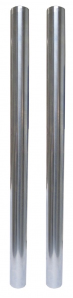 Pair Hard Chrome Fork Stanchions Tubes 560mm X 36mm Kawasaki H2 KH750 1972-1975