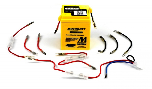 MotoBatt 6V MBT6N4 Battery Replaces 6N4-2A Range Of Batteries 6N4C1B