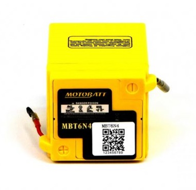 MotoBatt 6V MBT6N4 Battery Replaces 6N4-2A Range Of Batteries 6N4C1B