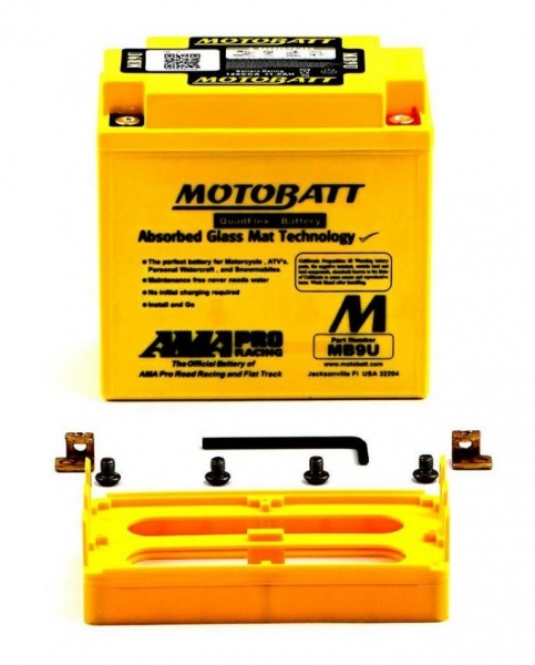 MotoBatt MBTZ10S, Upgrade Yuasa YTZ10S, YTX7A-BS Battery