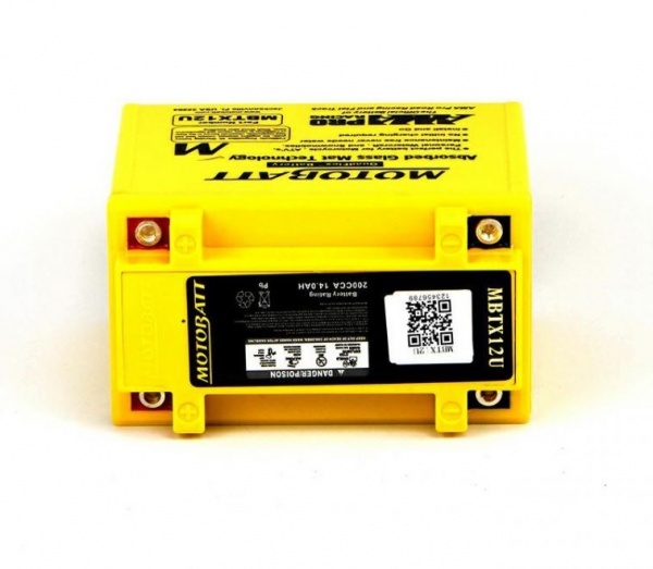 MotoBatt 12V MBTX12U Battery KMX14 YB12B YTX12 YTX14 YTX14H YTX14L YTX15L BS