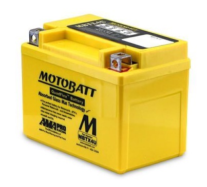 MotoBatt 12V MBTX4U Battery Replaces YB4L-A YB4L-B YT4L-BS YTX4L-BS YTZ5S