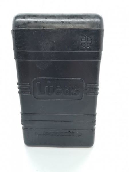 Genuine Lucas PUZ5D Rubber Battery Box B49-6 & Lid BSA Norton Triumph AJS