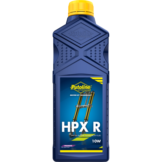 Putoline 1L HPX R 10W Premier Synthetic Motorcycle Road Race MX Trials Fork Oil