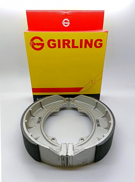 Genuine Girling Front Brake Shoes BSA A50 A65 8'' Single Sided OE 68-5541 68-5543