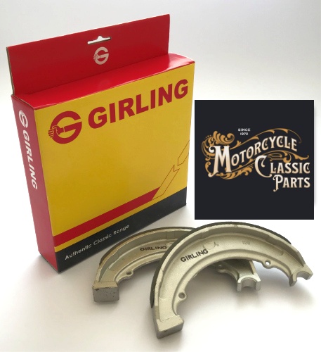 Girling Brake Shoes BSA A7 A10 B31 B33 M20 Goldstar ABM Group 8'' 67-5558 67-5601