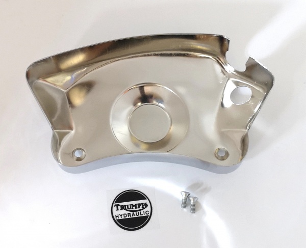 Triumph Lockheed Chrome Caliper Cover Kit T140 T150 T160 Front Rear 37-4263 UK