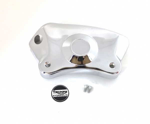 Triumph Lockheed Chrome Caliper Cover Kit T140 T150 T160 Front Rear 37-4263 UK