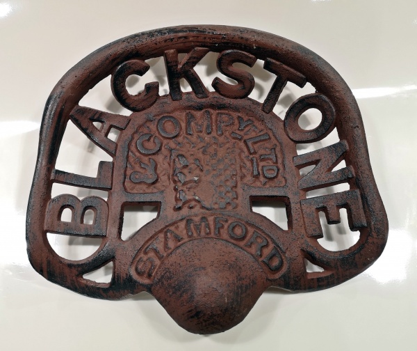 Blackstone & Company Ltd Stamford Lincolnshire Cast Iron Tractor Seat