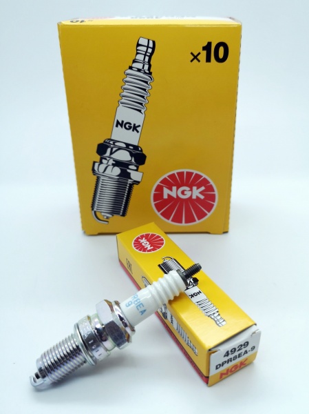 NGK Copper Core Spark Plug DPR8EA-9 DPR8EA9 Stock: 4929 Made In Japan Not India