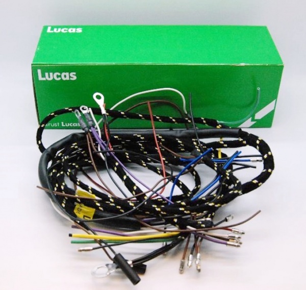 Lucas Wiring Harness Triumph PreUnit T100 T110 5T 6T 1952-55 Mag Dynamo LU860613