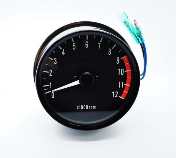 Kawasaki Tachometer Tacho Rev Counter Clock 12000 RPM Z1 Z650 Z900 Z1000 No Stop
