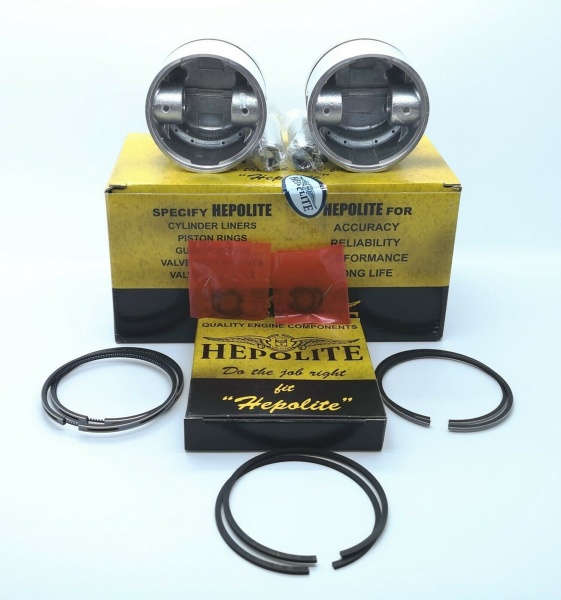 Hepolite Complete Piston Kit Norton 750 Commando / Atlas - OEM:19145 - 8.9:1 STD