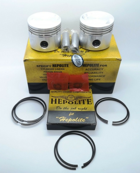 Hepolite Complete Piston Kit Norton 750 Commando / Atlas - OEM:19145 - 8.9:1 +80