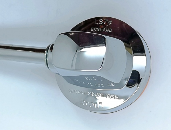 Genuine Lucas Pair Of Short Stem Chrome Indicators 3'' Inch OEM: 54057553 L874