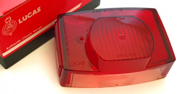 GENUINE LUCAS CLASSIC L917 REAR LAMP LENS BSA NORTON TRIUMPH Bonneville Commando