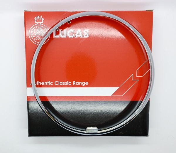 Lucas Chrome 7'' Inch Headlamp Rim Cars & Motorcycles OE LU553248 99-0692 19-0701