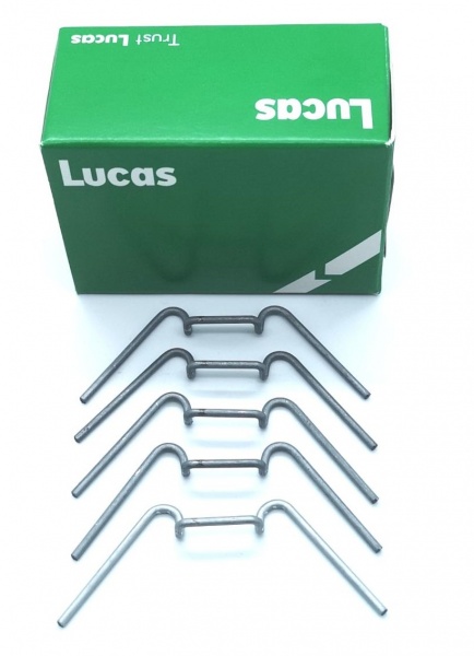 Lucas Headlamp W Clips Retaining Wires Set 5 LU500291,LU504665,99-0683 UK MADE