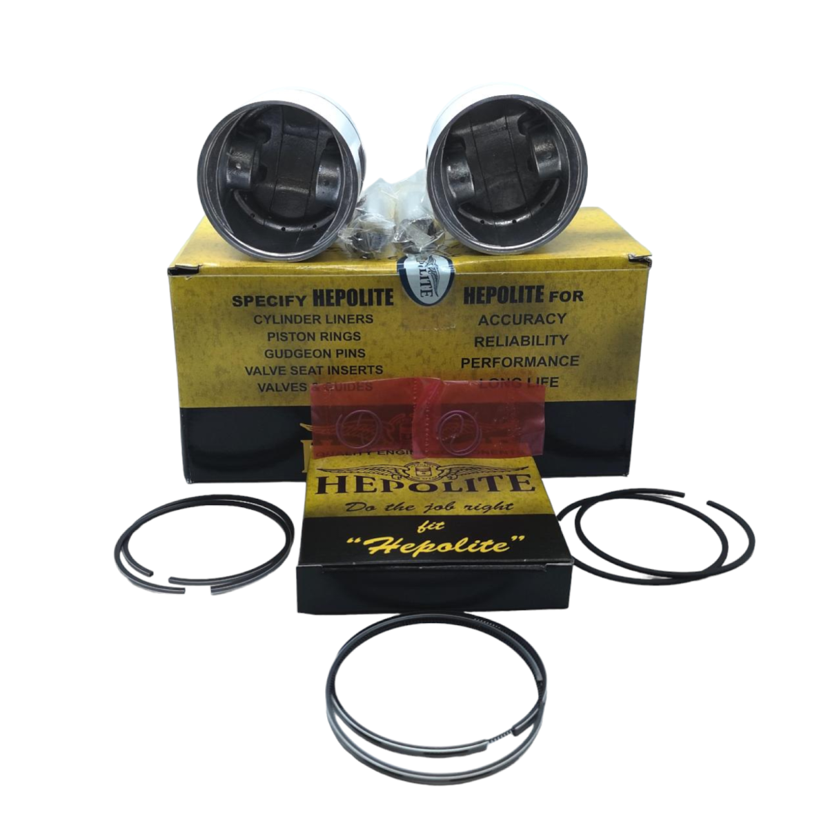 Hepolite Kolben Kit 17844 + 20"" Passend Für Triumph T120 650CC