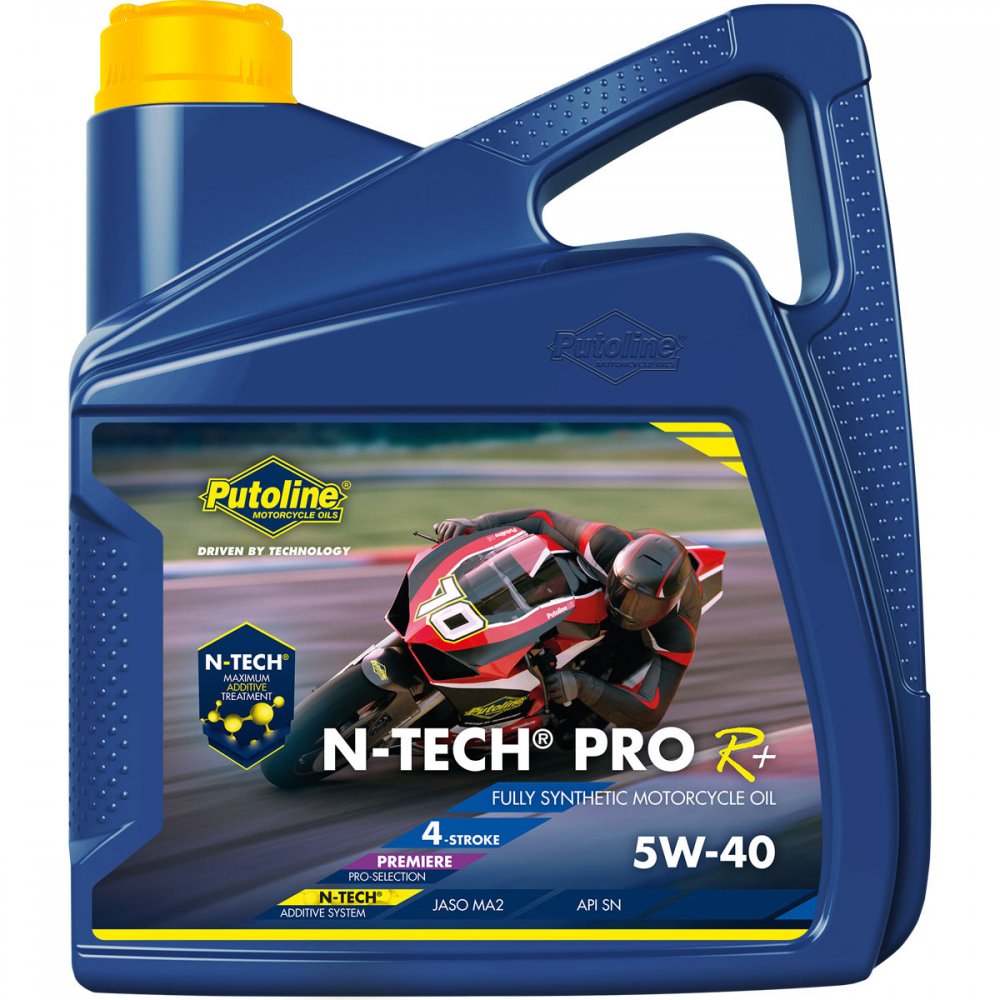 Putoline N-Tech Pro R+ 5w40 5W-40 Fully Synthetic Motorcycle Engine Oil 4 Litre
