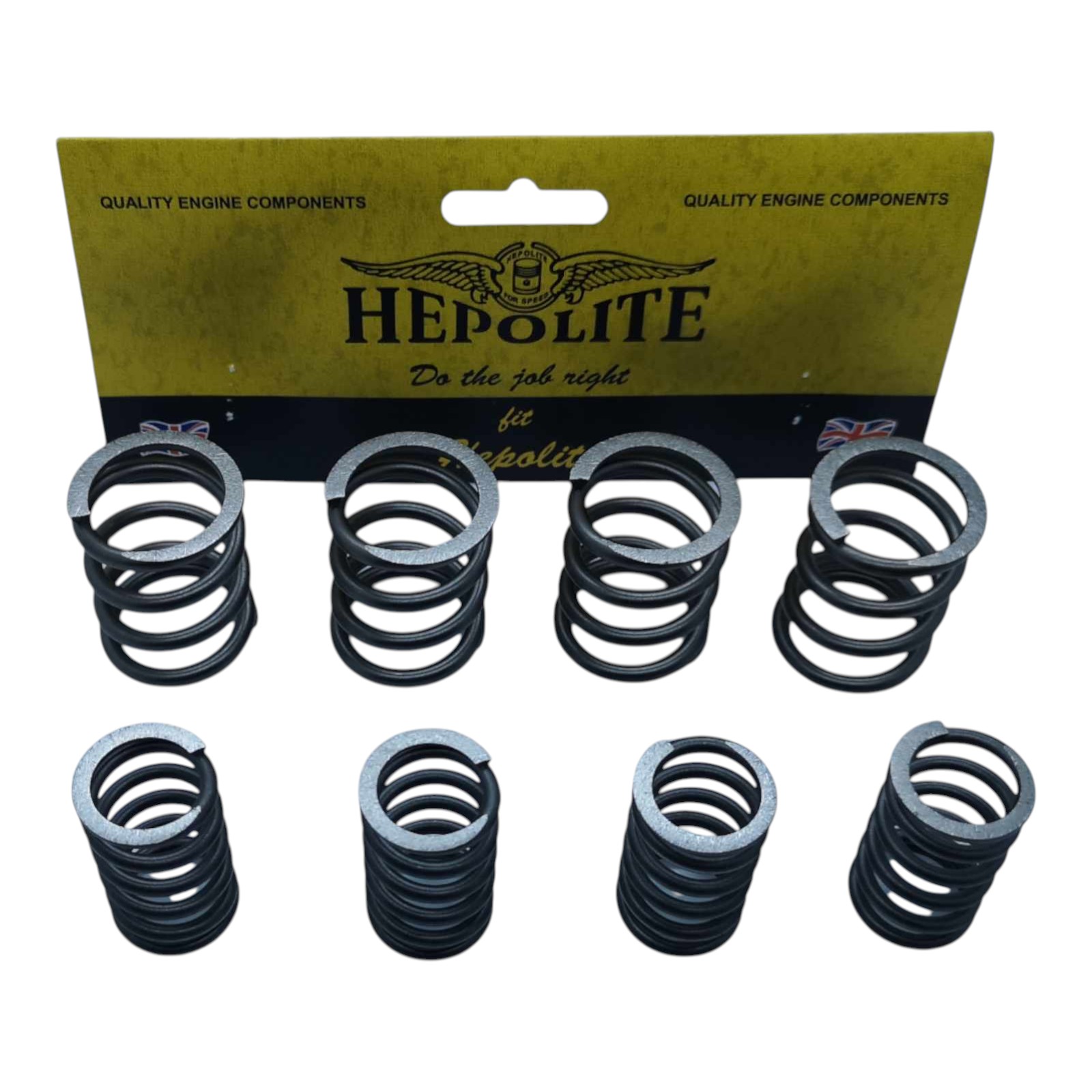 Genuine Hepolite Valve Spring Set Of 8 Norton Atlas Commando Dominator ...