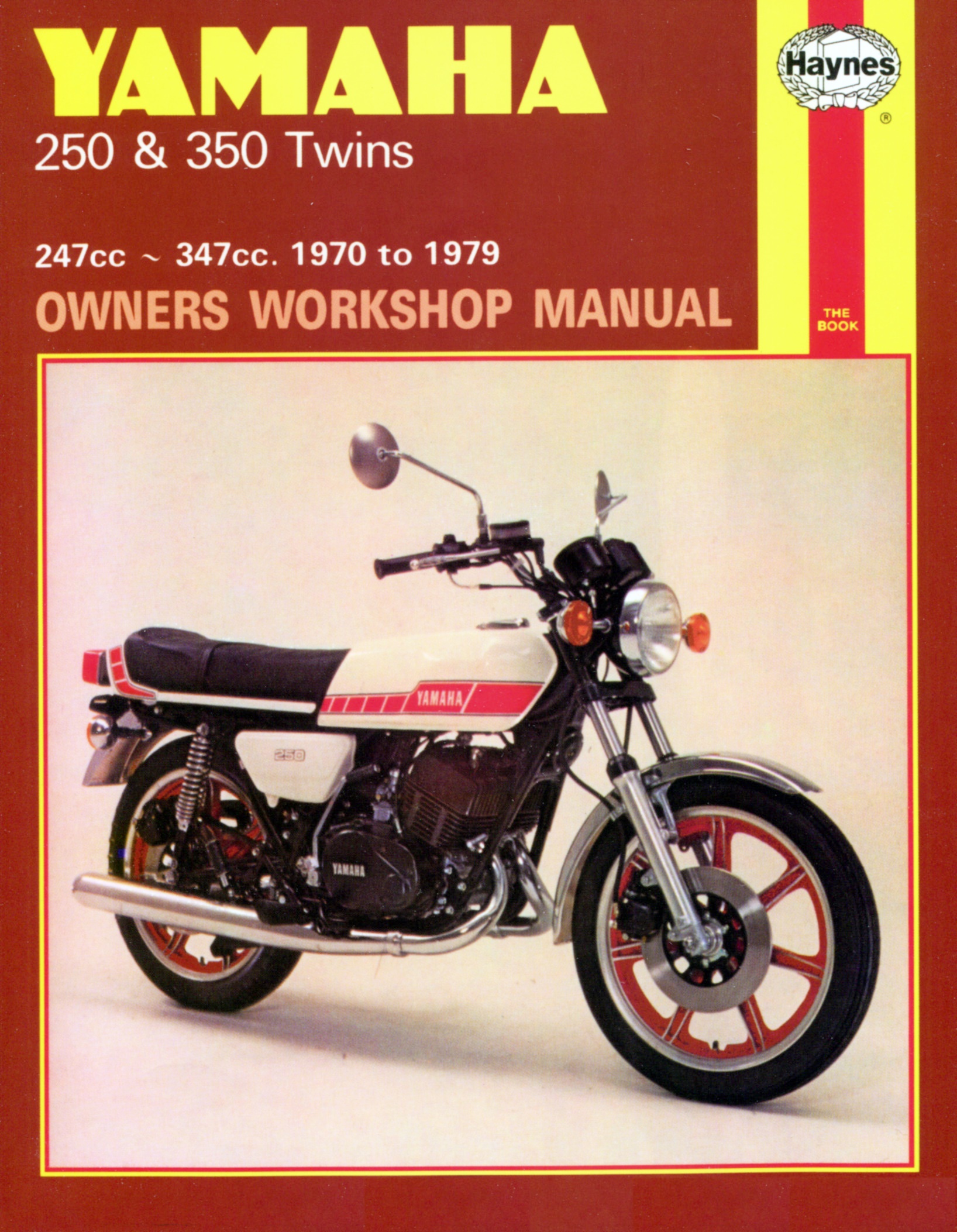 Haynes Manual 0040 - Yamaha YDS7 YR5 RD 250 & 350 Twins (70 - 79) 9780856965050
