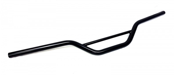 6'' TRIALS MX CLASSIC HANDLEBARS 7/8'' 22mm CARBON STEEL BLACK FIR-BRAND UK MADE