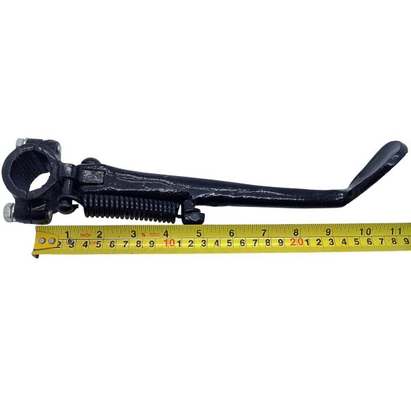 BSA Universal Side Stand For Classic Motorcycle Cast Iron Powder Coated Black 1 Clamp P3822